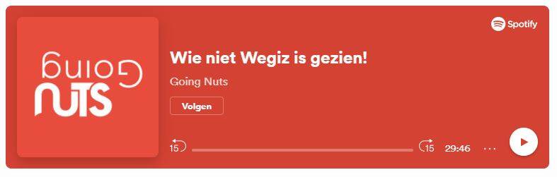 Podcast Wie niet Wegiz, is gezien